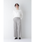 ◆リングミックスツィードセミワイドパンツ
