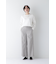 ◆リングミックスツィードセミワイドパンツ