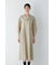 ◆製品染め刻み衿ワンピース