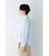 ◆コットンドビーストライプクレリックシャツ