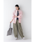 ◆キュプラポリエステル フィブリルサテンストレッチパンツ