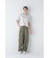 ◆キュプラポリエステル フィブリルサテンストレッチパンツ