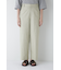 ◆綿麻シャンブレーセミワイドパンツ