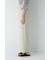 ◆綿麻シャンブレーセミワイドパンツ