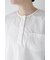 ◆コットンツイルレースドッキングブラウス