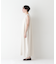 ◆リネンボートネックロングワンピース