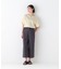 ◆ボックスシルエットキーネックブラウス