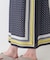 ◆コットンセルロースパネル幾何プリントラップライクスカート