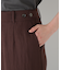 ◆脇タブ付きすっきりセミワイドパンツ