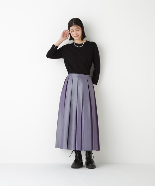 新品 ヒューマンウーマン Aラインスカート human woman スカート ヴィンテージ風レースAラインスカート