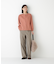 ◆強撚シャークスキンセミワイドパンツ