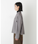 ◆ツイルストライプジップシャツブルゾン