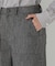 ◆シルクネップツイルツィードベイカーセミワイドパンツ
