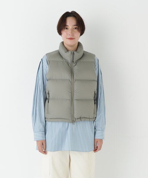 極美品 シュタンバーム ジャーナルスタンダード 別注 ダウンベスト ファー 38 natal design ダウンベスト ベスト 「ネイタルデザイン