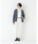 ◆ピケスエードスリムストレートパンツ