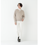 ◆ピケスエードスリムストレートパンツ