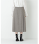 ヘリンボーンツィードタックスカート