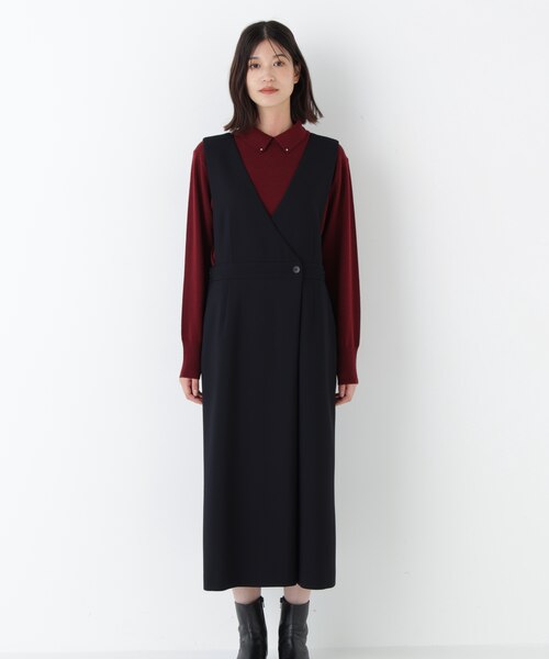 ◇TRダブルクロスワンピース｜ヒューマンウーマンの通販｜&mall