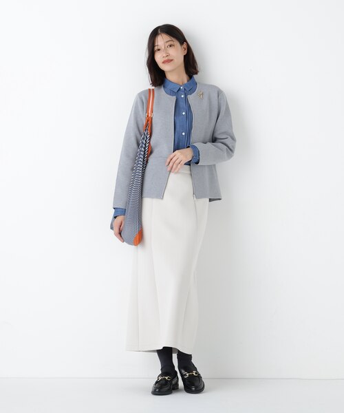 ◇ライトオンスデニムピンタックブラウス｜ヒューマンウーマンの通販