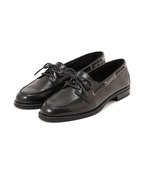 レザー デッキシューズ レザーデッキシューズ｜ヒューマンウーマンの通販｜&mall（アンド