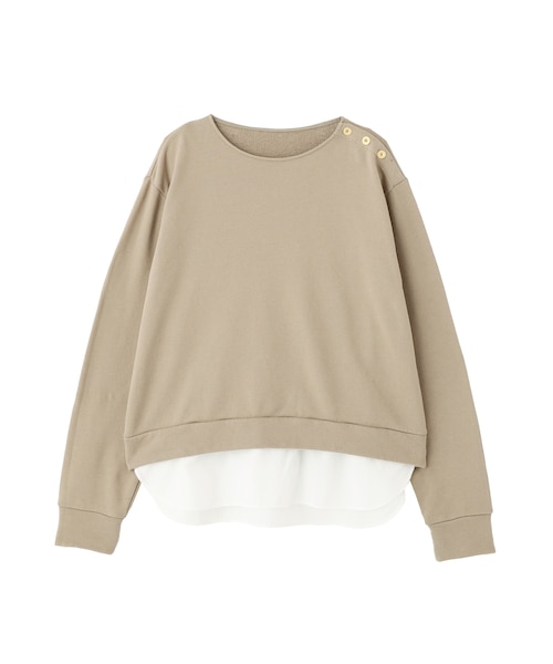 ◇シャツテールドッキングプルオーバー｜ヒューマンウーマンの通販