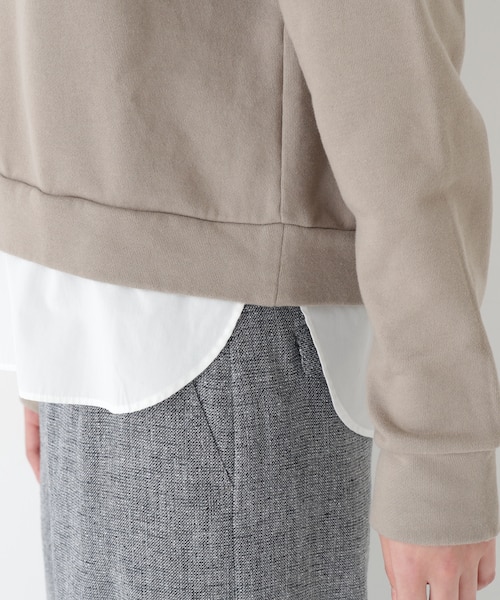 ◇シャツテールドッキングプルオーバー｜ヒューマンウーマンの通販