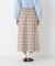 ◆オリジナル先染めチェックタックスカート