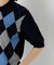 ◆アーガイル柄ポロニット