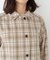 ◆先染めチェックブルゾン