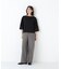 ◆袖レース強撚糸ＴＯＰＳ