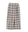 ◆ラップライクチェックスカート