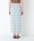 ◆ラップライクチェックスカート