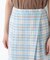◆ラップライクチェックスカート