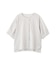 リネンコットンシャンブレータックスリーブブラウス