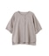 リネンコットンシャンブレータックスリーブブラウス