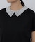 ◆レース衿スムースＴシャツ