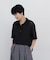 ◆リーフ格子レース　ポロＴシャツ