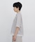 ◆リーフ格子レース　ポロＴシャツ