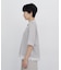 ◆リーフ格子レース　ポロＴシャツ