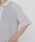 ◆リーフ格子レース　ポロＴシャツ