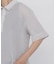 ◆リーフ格子レース　ポロＴシャツ