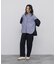 ◆《ドライタッチ》　布帛コンビニットシャツ