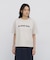 ◆フロッキープリントクルーネックＴシャツ