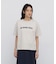 ◆フロッキープリントクルーネックＴシャツ