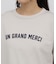 ◆フロッキープリントクルーネックＴシャツ