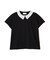 レース衿スムースＴシャツ