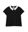 レース衿スムースＴシャツ