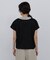 レース衿スムースＴシャツ