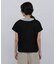 レース衿スムースＴシャツ