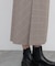 ◆シャークスキン強撚巻き風スカート